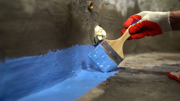 Commercial Waterproofing project at a Jarrettsville, MD business property by SJ Waterproofing Pros
